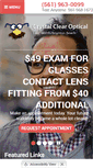 Mobile Screenshot of crystalclearoptical.com